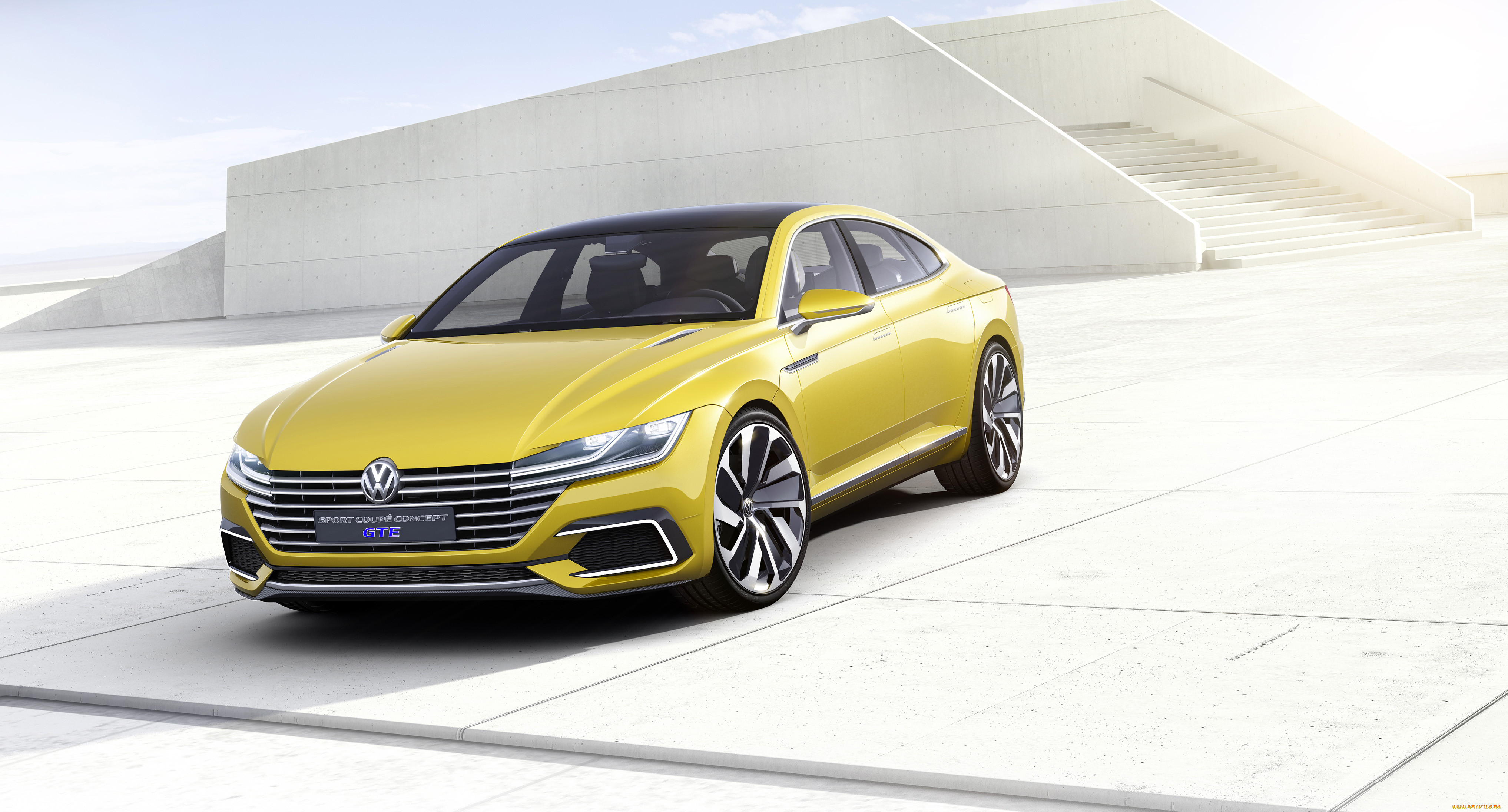 , volkswagen, 2015, gte, concept, coup, sport, 